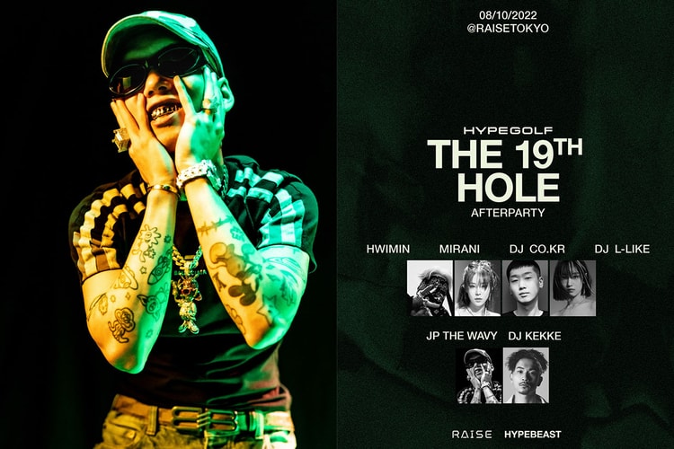 Hypebeast による Hypegolf のミュージックイベント THE 19th HOLE が銀座 RAISE にて開催