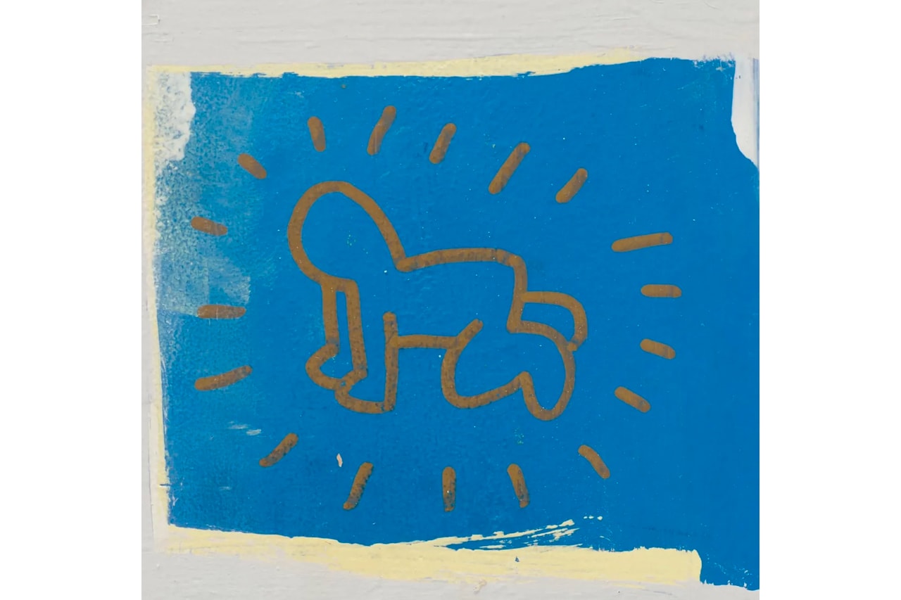 キース・ヘリング「ラディアント・ベイビー」ウォールドローイングがオークションに登場　Keith Haring 'Radiant Baby' Art Auction Rago/Wright