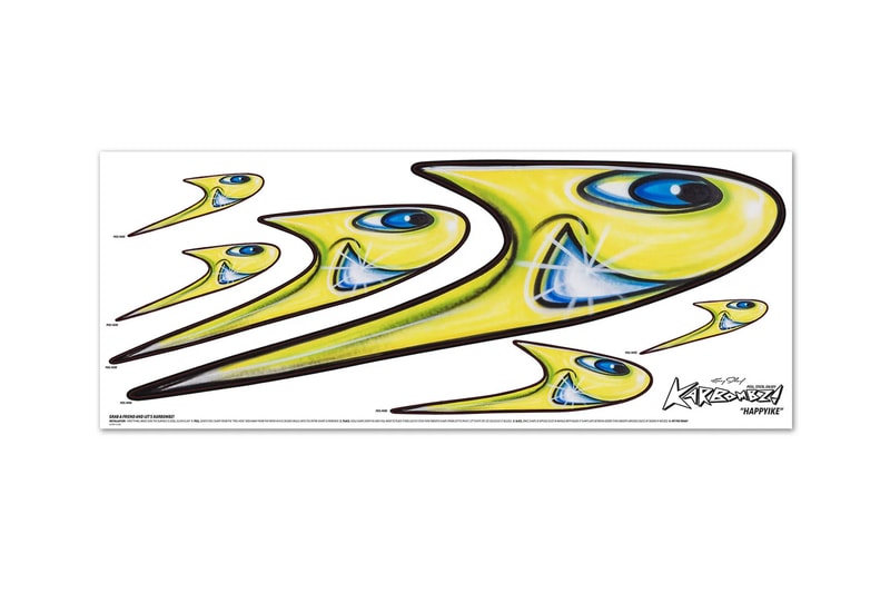 ケニー・シャーフが車にアートをカスタマイズ出来るステッカー“カーボンズ デカール”をリリース Kenny Scharf KARBOMBZ! DECALS Graffiti Art Car Sticker