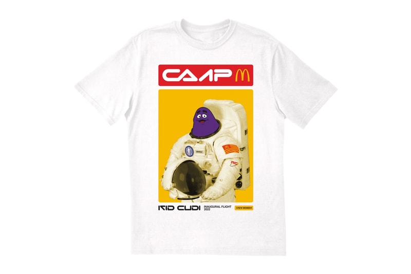 マクドナルドがキッドカディとのコラボコレクションを発表 Kid Cudi Camp McDonald’s Merch Collection Release Info Date Buy Price App In the Booth Virtual Performance 
