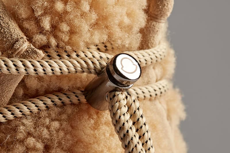 モンクレールとクラークスオリジナルスによるコラボフットウェア2型が登場 Clarks Originals Moncler Wallabee Boot Monwallabee Footwear Collaboration Shoes Fashion Shearling Quilted