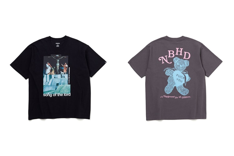 NEIGHBORHOOD とデザインユニットプロジェクト fAWA© がコラボTシャツをリリース