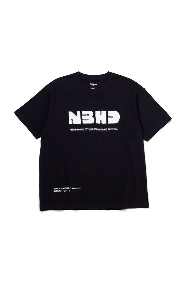 ネイバーフッド 23SS 渋谷限定ロゴプリントTシャツ メンズ M