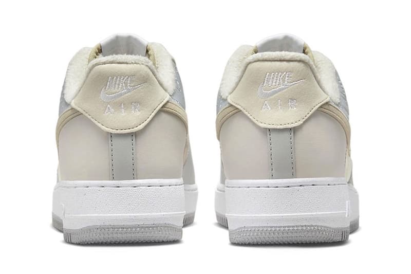 ナイキエアフォース1からウィンターシーズンに適した新作モデルが登場 Nike Air Force 1 Low Quilted uppers fleece lining recycled fabrics pinwheel 120 usd toasty release info date price