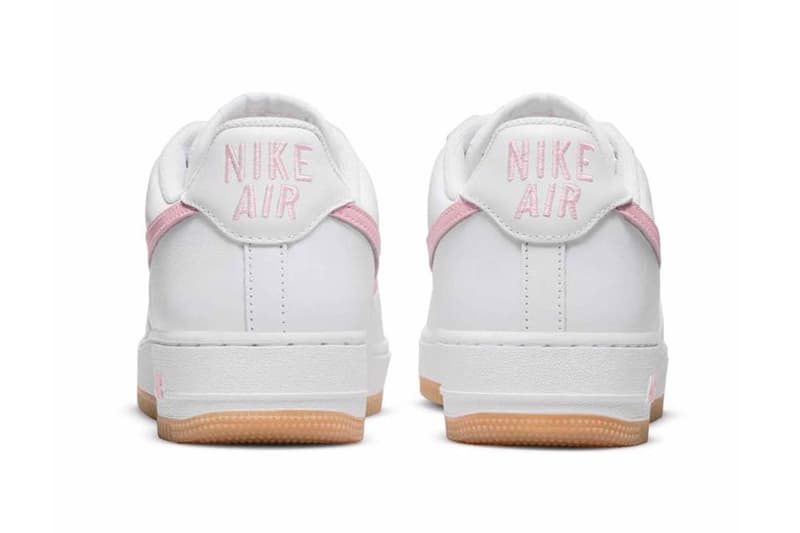 ナイキエアフォース1の誕生40周年記念モデルに別カラーウェイが浮上 nike air force 1 low since 82 white pink toothbrush dm0576 101 price release info