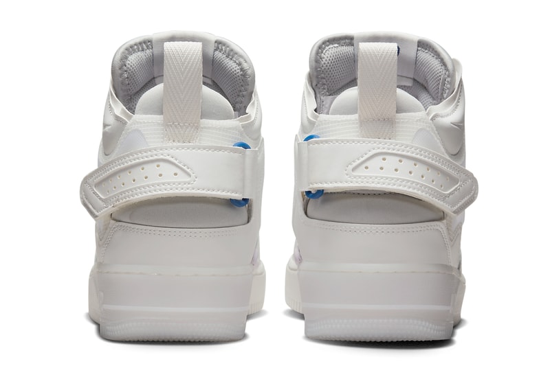 ナイキエアフォース1リアクトにオールホワイトの新色モデル “Summit White” がスタンバイ Nike Air Force 1 Mid React Summit White DQ1872 101 Release Info date store list buying guide photos price