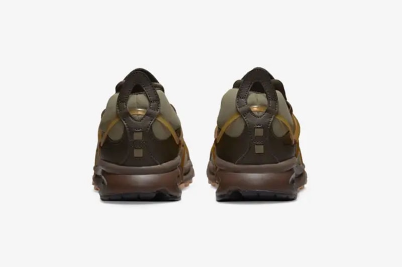 ナイキエアクキニからトレイルシューズのような佇まいの新色 “ダークチョコレート” が発売 Nike Air Kukini Dark Chocolate release info