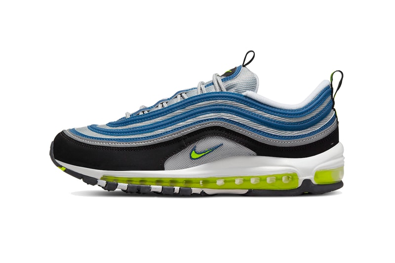 ナイキから2つのOGカラーを融合した新作エアマックス97が登場 Nike Air Max 97 Atlantic Blue dm0028-400 release info sneakers Swoosh sportswear