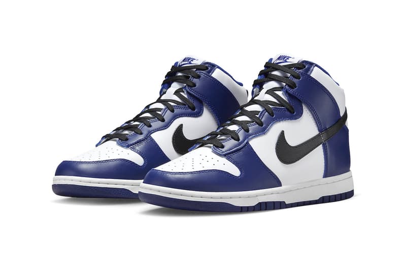 ナイキからアンブッシュとのコラボモデルに着想した新作ダンクが登場 Nike Dunk High Draws Inspiration From Ambush's Deep Royal Blue Release DD1869-400 yoon shoes swoosh