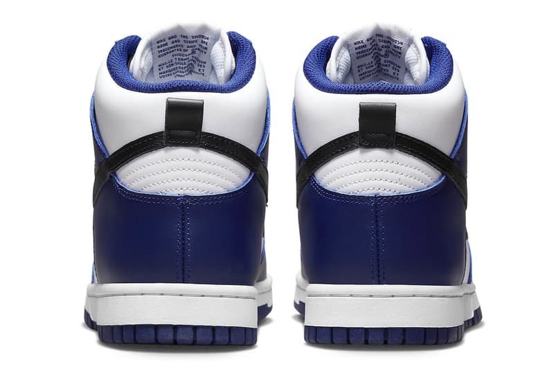 ナイキからアンブッシュとのコラボモデルに着想した新作ダンクが登場 Nike Dunk High Draws Inspiration From Ambush's Deep Royal Blue Release DD1869-400 yoon shoes swoosh