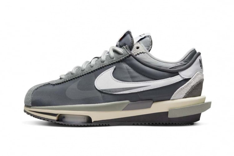 Sacai x Nike のコラボ Cortez 4.0 から新たなカラー “Grey” がお目見え