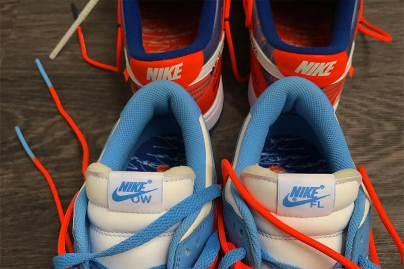 オフホワイト x ナイキ ダンク ローからフューチュラとのトリプルコラボモデルがついに発売か off white futura nike dunk low unc tar heels syracuse orange release virgil abloh birthday. release date info store list buying guide photos price rumor