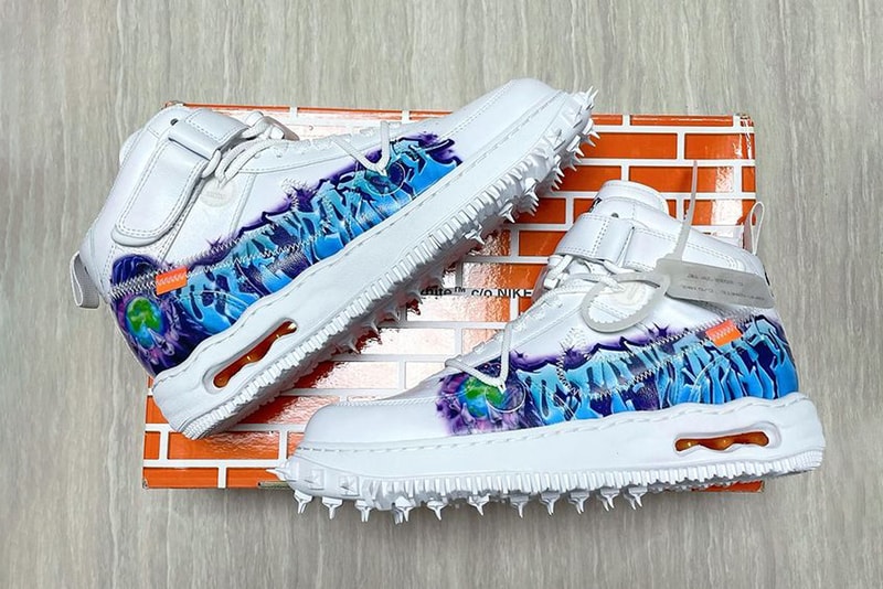 オフホワイト x ナイキエアフォース 1 ミッドに新作 “グラフィティ”  が登場か Off-White Nike Air Force 1 Mid Graffiti Sample Info release date store list buying guide photos price