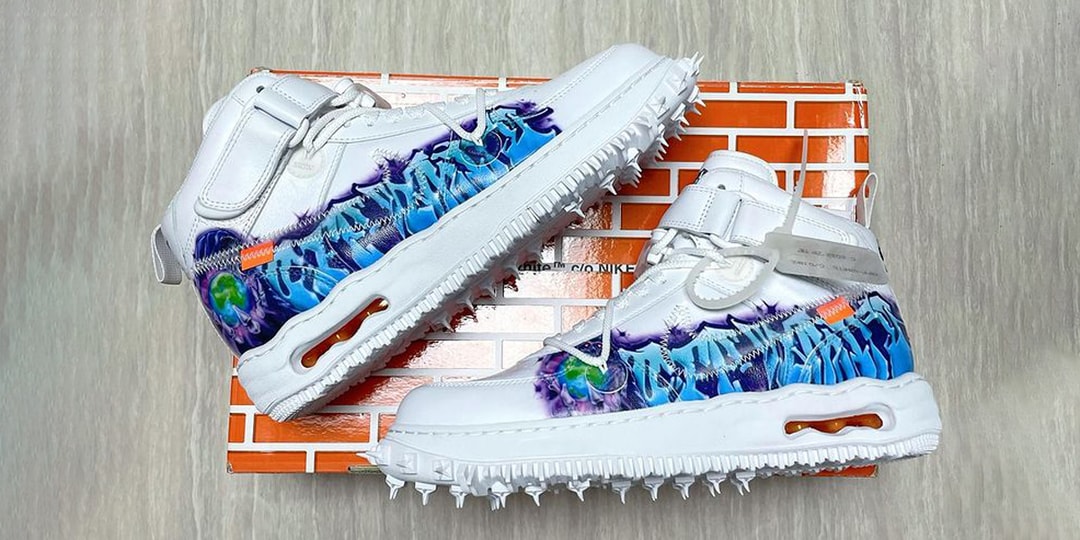 オフホワイトxナイキエアフォース1に新作 “グラフィティ”が登場か  