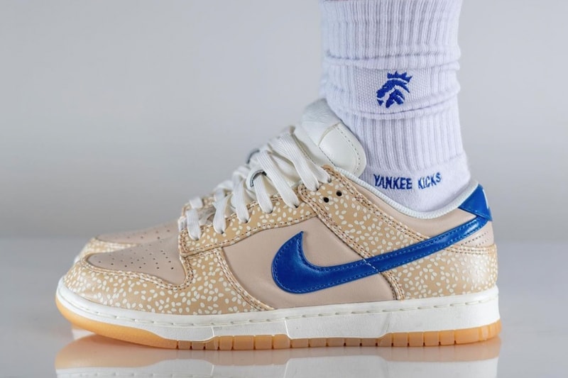 Nike からアッパーに”セサミ”を纏った新作 ダンクローが登場 On-Feet Look at the Nike Dunk Low "Sesame" DZ4853-200