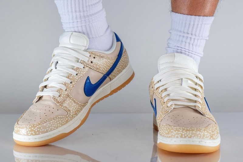 Nike からアッパーに”セサミ”を纏った新作 ダンクローが登場 On-Feet Look at the Nike Dunk Low "Sesame" DZ4853-200
