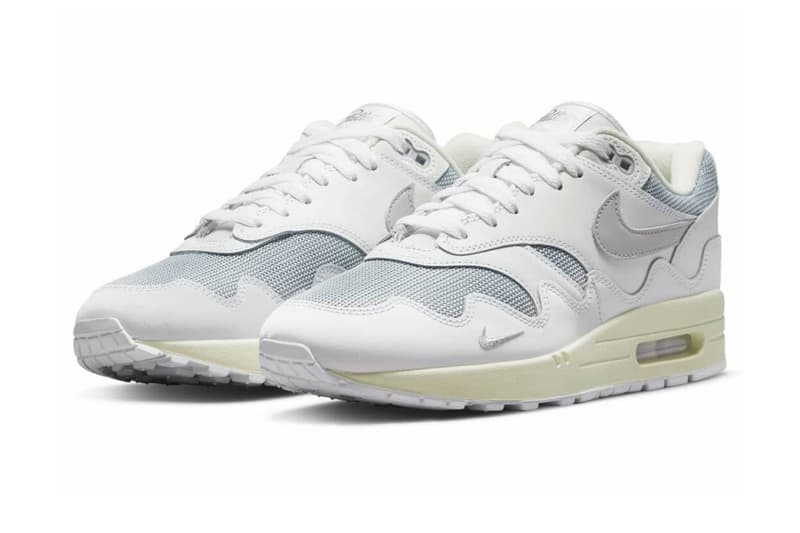 リリースが噂されていたナイキ x パタの新色 “ホワイト”の発売日が決定 Patta Nike Air Max 1 White Dutch brand 2022 gray cream neutral clean air bubble release info date price