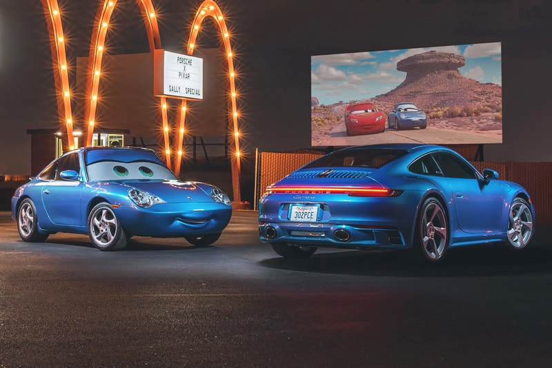 ポルシェ カレラGTS を映画『カーズ』のサリー仕様に仕立てたワンオフモデルが登場　Porsche 911 "Sally Special" 'Cars' Carrera Ukraine Charity Girls Inc. Charity RM Sotheby's Auctions Custom One Off Rare