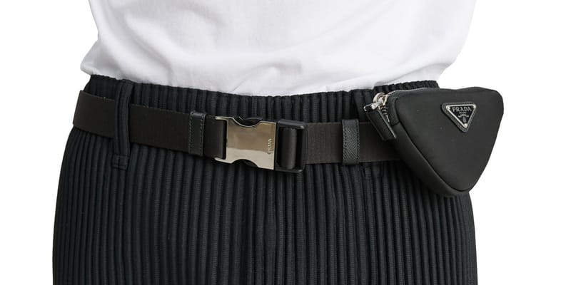 在庫品 即納 PRADA プラダ ストラップ ベルト ナイロンミニポーチ 