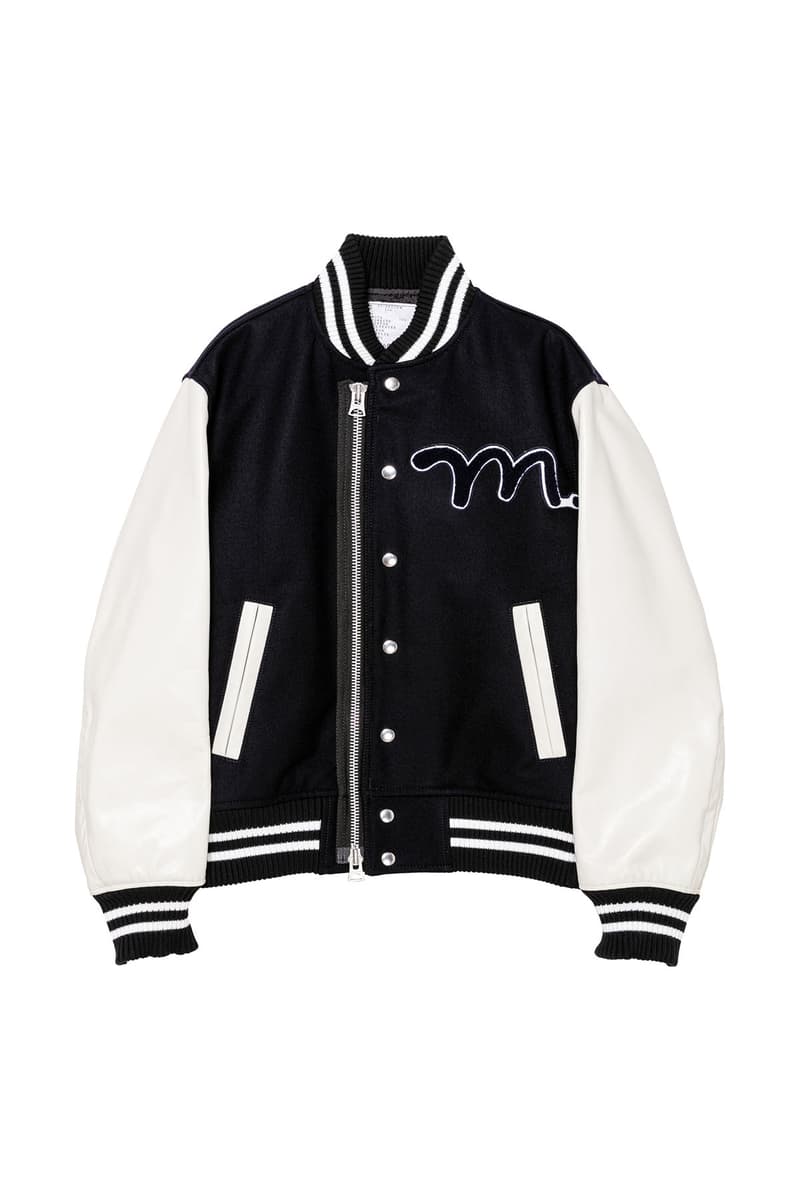 サカイから MADSAKI およびショットとのコラボコレクションが発売 sacai x MADSAKI x Schott collab Collection release info