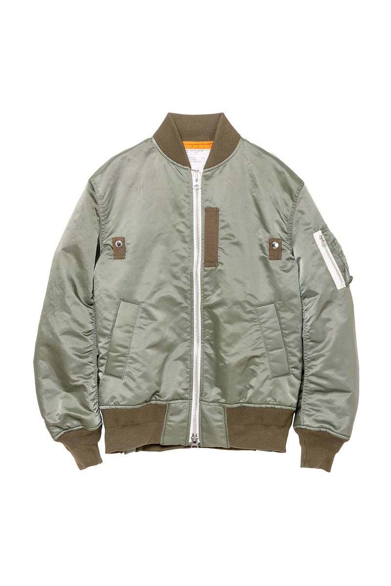 Nylon MA-1 MADSAKI | Twill sacai サカイ カーキ - sacai(サカイ 
