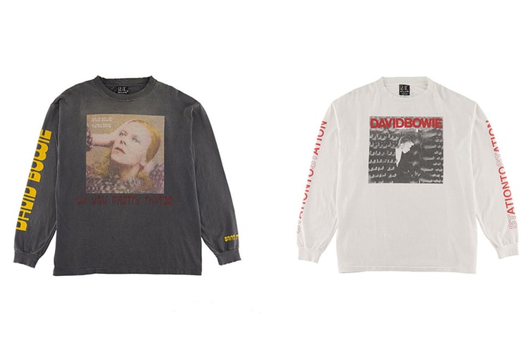 ©SAINT Mxxxxxx からデヴィッド・ボウイをフィーチャーしたスペシャルアイテムが登場