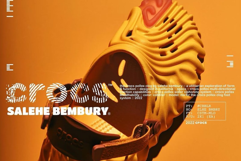 クロックス x サレヘ・ベンバリーのコラボモデル ポレックス クロッグに新色 “コブラー”が登場 salehe bembury crocs pollex clog cobbler release date info store list buying guide photos price 