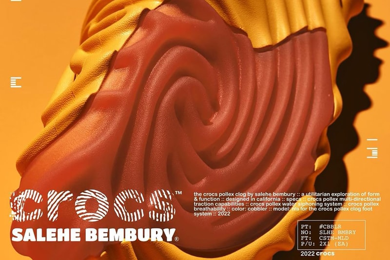 クロックス x サレヘ・ベンバリーのコラボモデル ポレックス クロッグに新色 “コブラー”が登場 salehe bembury crocs pollex clog cobbler release date info store list buying guide photos price 