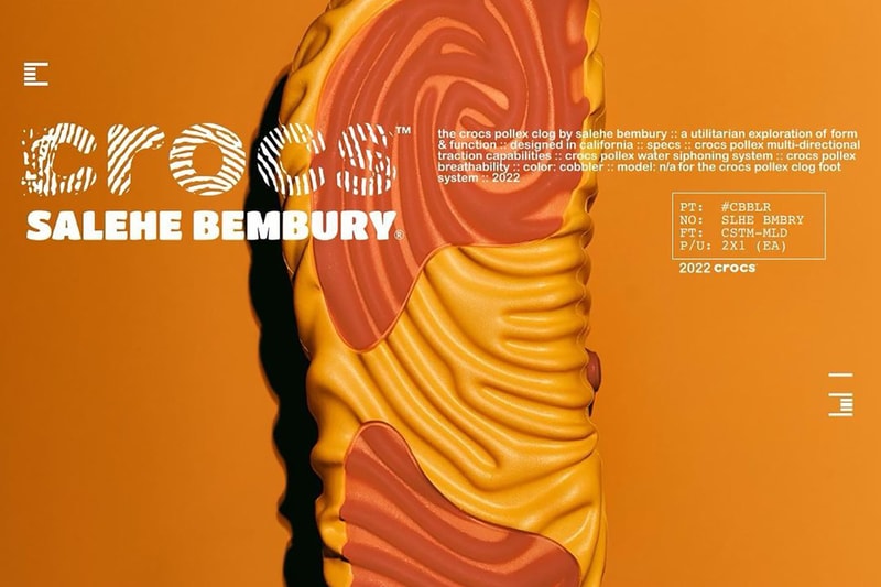 クロックス x サレヘ・ベンバリーのコラボモデル ポレックス クロッグに新色 “コブラー”が登場 salehe bembury crocs pollex clog cobbler release date info store list buying guide photos price 