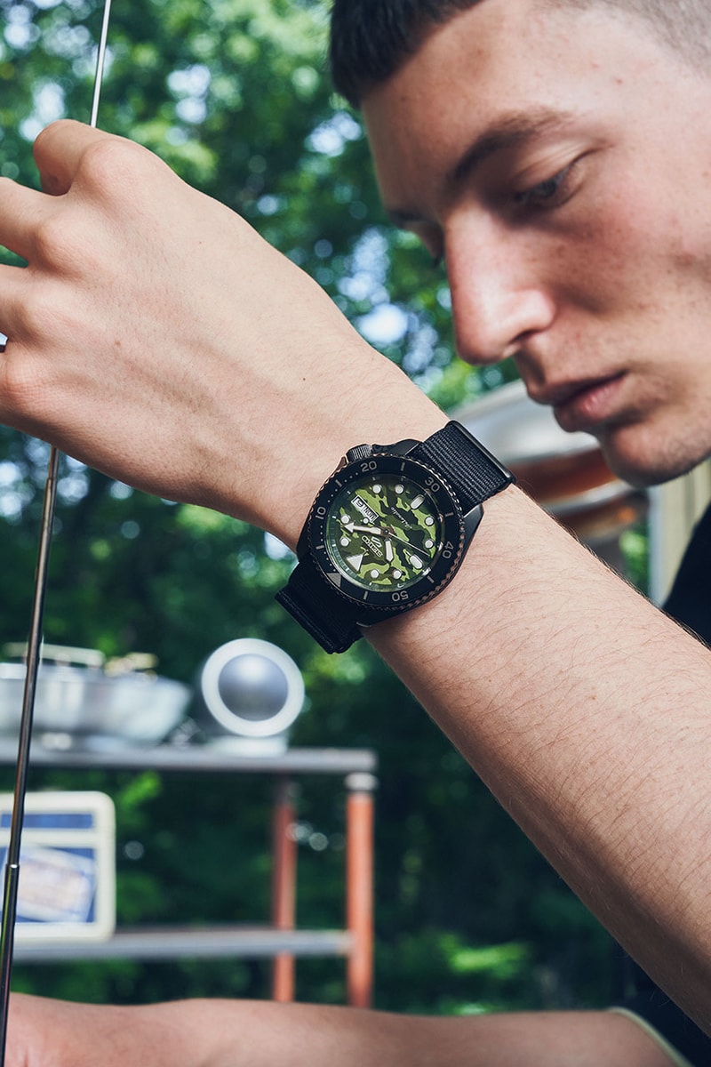 セイコー5スポーツがカモフラージュ柄をあしらった新作 エスケーエックス ストリートスタイルを発表 seiko 5 sports skx street style release info