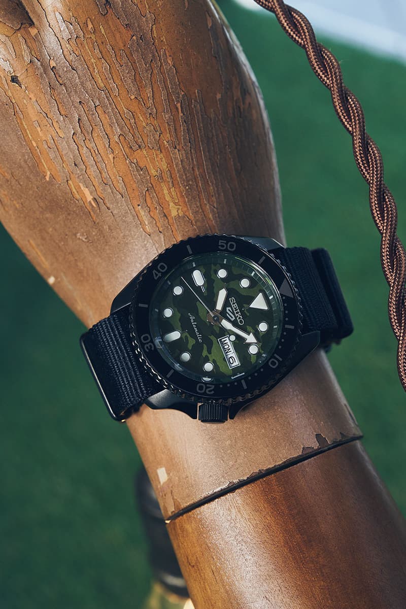 セイコー5スポーツがカモフラージュ柄をあしらった新作 エスケーエックス ストリートスタイルを発表 seiko 5 sports skx street style release info