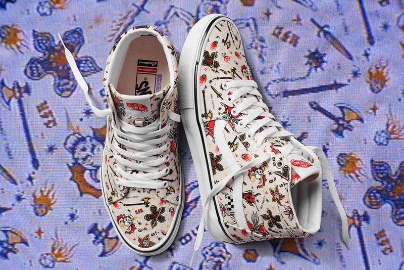 ヴァンズが『ストレンジャー・シングス』シーズン4 とのコラボコレクションを発表 Stranger Things Vans Custom Collection Release Date Sk8-Hi Old Skool Slip-On Authentic info store list buying guide photos price