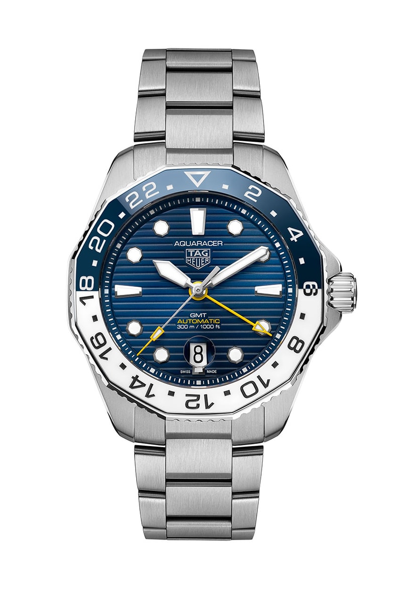 タグ・ホイヤーがトラベルマインド溢れるアクアレーサー プロフェッショナル 300 GMTをドロップ This Vacation Special Is Water Resistant To 300m and Capable Of Tracking Two Timezones