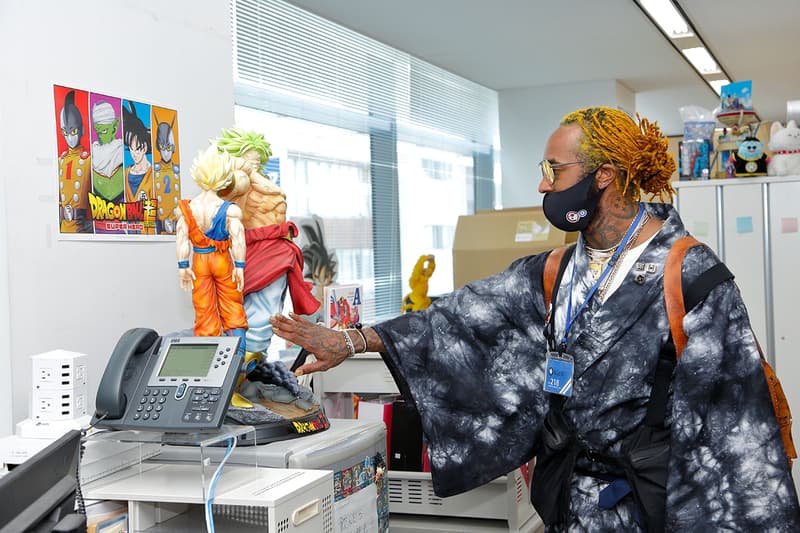 サンダーキャットが来日中に『週刊少年ジャンプ』編集部を訪問 Thundercat visited WEEKLY SHONEN JUMP Editorial department news DRAGON BALL SUPER SUPER HERO