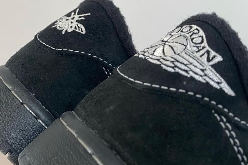 トラヴィススコットxエアジョーダン1 “Black Phantom”のディテールをチェック Travis Scott Air Jordan 1 Low OG SP Black Phantom Lace Swap Release Info DM7866-001 Date Buy Price Cactus Jack