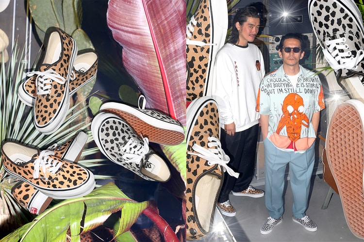 WACKO MARIA と Vault by Vans がレオパードパターンを採用した最新コラボ OG Authentic LX を発売