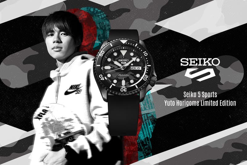 セイコー 5スポーツより堀米雄斗限定モデル第2弾が到着 Olympic Gold Medalist Brings Camouflage Dials To The Seiko SKX For The First Time