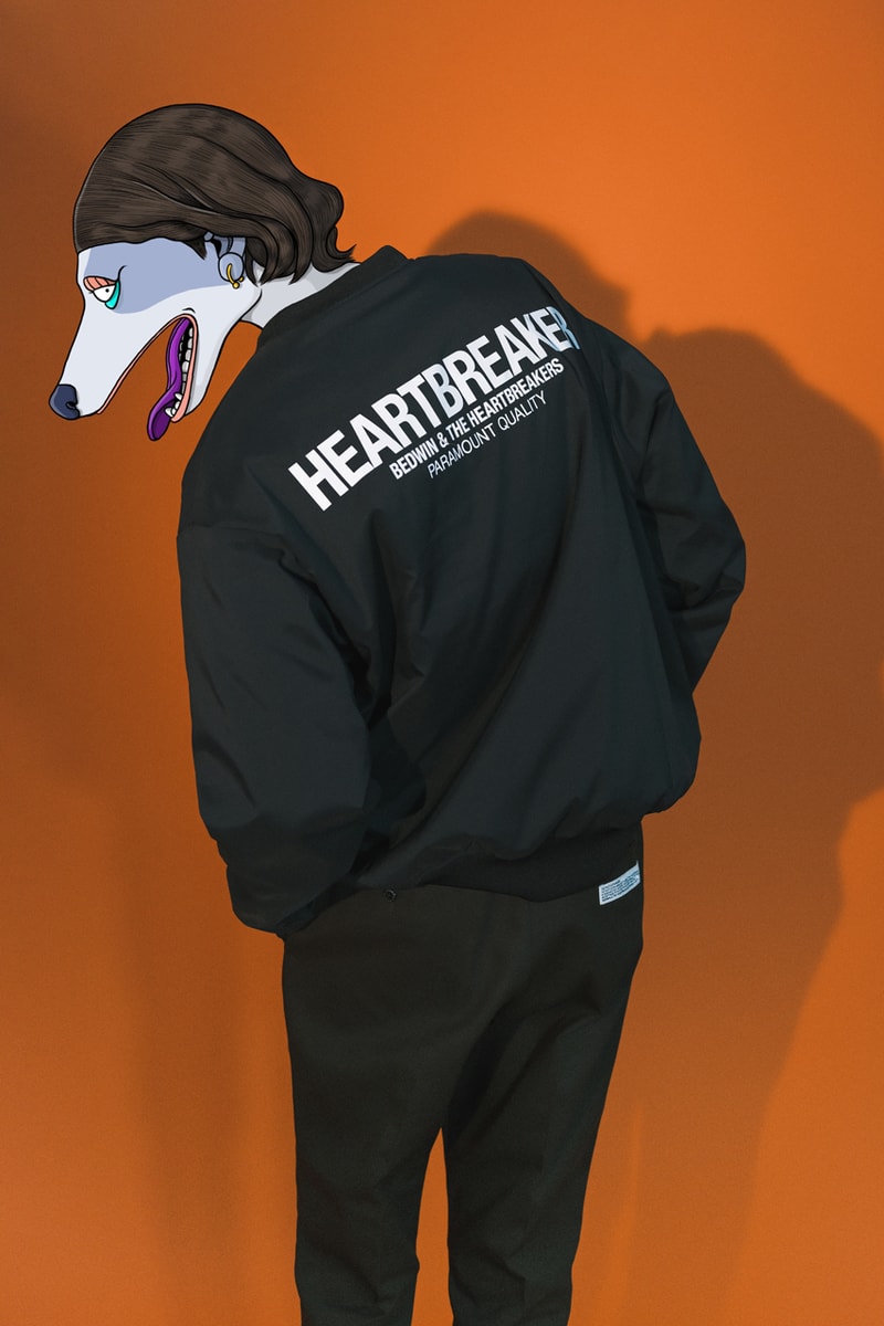 ベドウィンがコンドーユウコーと架空のバンドをテーマとした最新コレクションをリリース　BEDWIN & THE HEARTBREAKERS x Yuko Kondo Liven Up Staple Pieces Fashion
