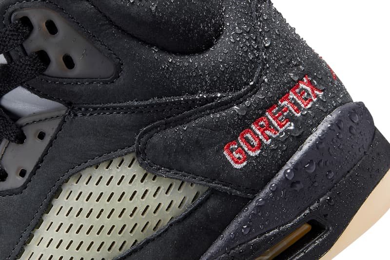 ゴアテックス®︎搭載の新作エアジョーダン5の国内発売日が決定 Air Jordan 5 GORE-TEX Off-Noir DR0092 001 Release Date info store list buying guide photos price