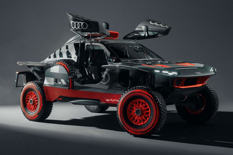 独 アウディが 2023年仕様の新型ラリーカー RS Q e-tron E2 を発表　Audi Rs e tron e2 rally car morroco rally dakar rally 2023 new body wider cockpit hood weight reduction images info 