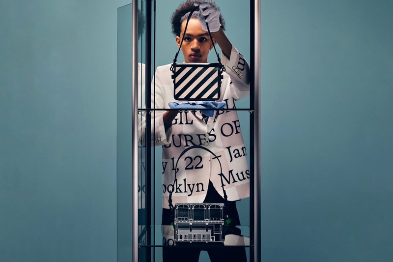 オフホワイトがヴァージル・アブローの回顧展にインスパイアされたコレクションを発表 brooklyn museum figures of speech church and state virgil abloh collection bag jacket hoodie t shirt official release date info photos price store list buying guide