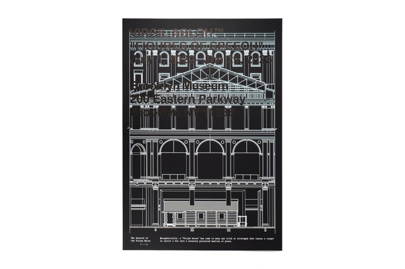 オフホワイトがヴァージル・アブローの回顧展にインスパイアされたコレクションを発表 brooklyn museum figures of speech church and state virgil abloh collection bag jacket hoodie t shirt official release date info photos price store list buying guide