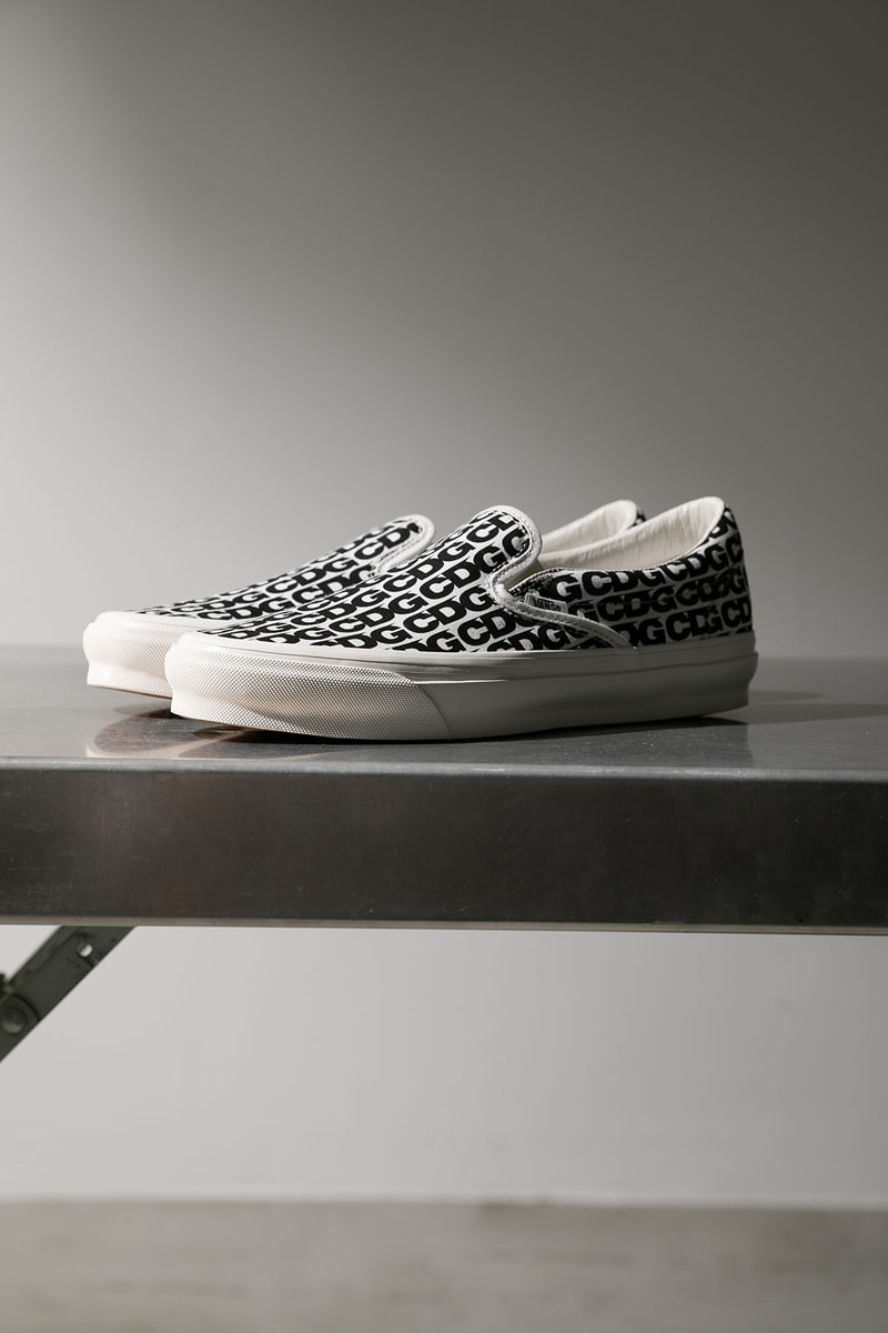 CDG x ヴォルト・バイ・ヴァンズによる最新コラボ OG クラシックスリッポン LX が発売 CDG x Vans OG CLASSIC SLIP-ON release info