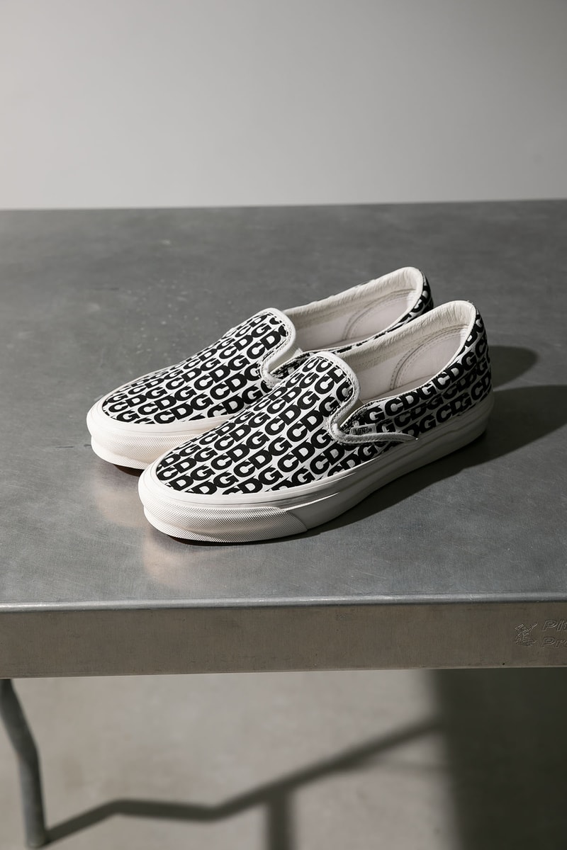 CDG x ヴォルト・バイ・ヴァンズによる最新コラボ OG クラシックスリッポン LX が発売 CDG x Vans OG CLASSIC SLIP-ON release info