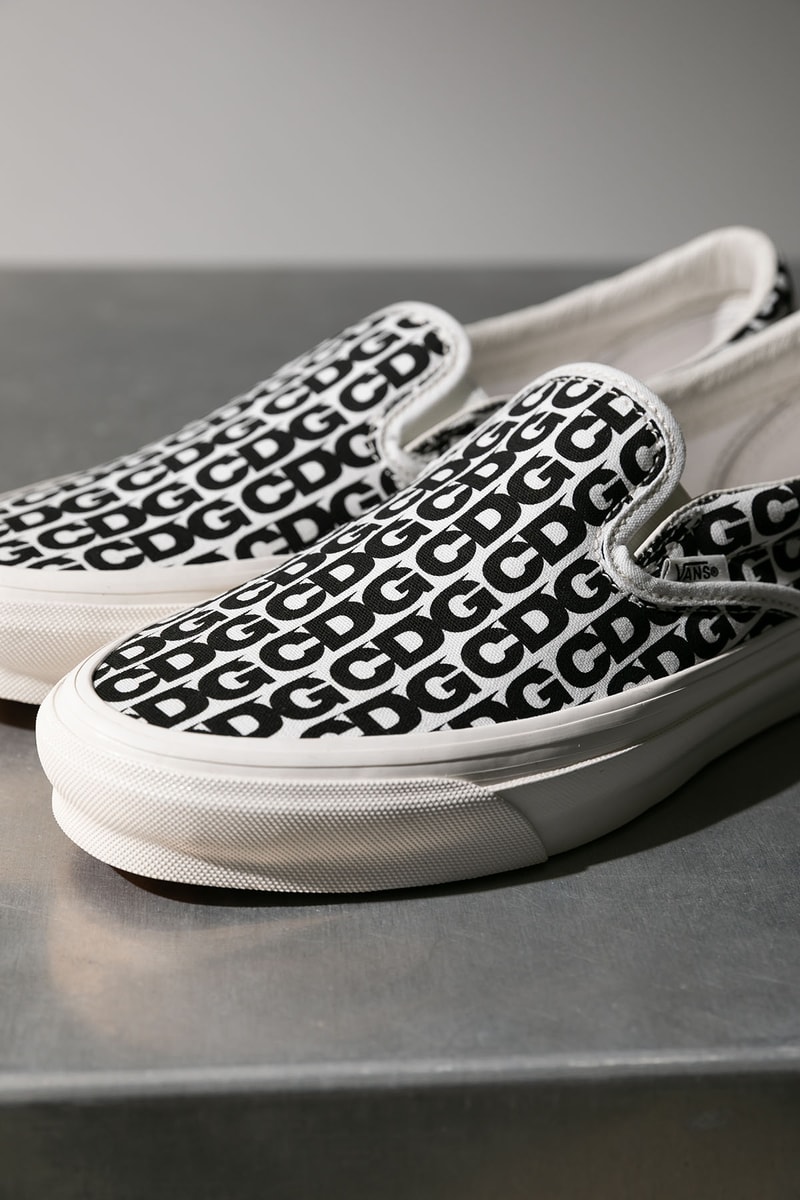 CDG x ヴォルト・バイ・ヴァンズによる最新コラボ OG クラシックスリッポン LX が発売 CDG x Vans OG CLASSIC SLIP-ON release info