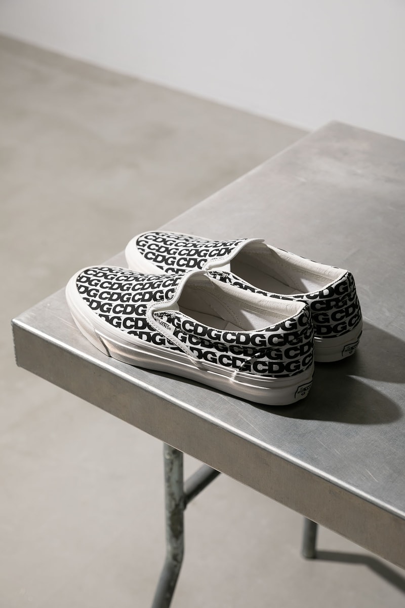 CDG x ヴォルト・バイ・ヴァンズによる最新コラボ OG クラシックスリッポン LX が発売 CDG x Vans OG CLASSIC SLIP-ON release info