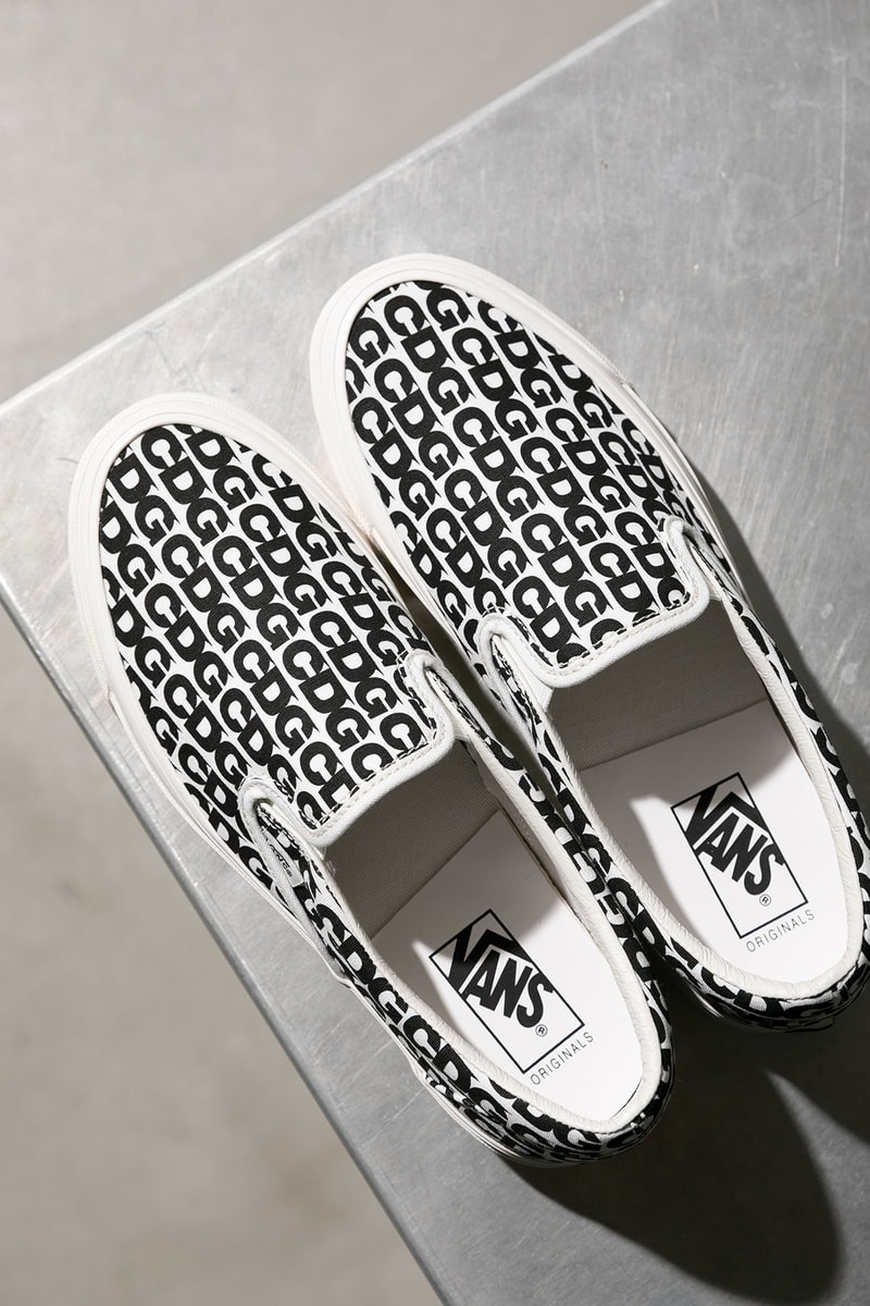 CDG x ヴォルト・バイ・ヴァンズによる最新コラボ OG クラシックスリッポン LX が発売 CDG x Vans OG CLASSIC SLIP-ON release info