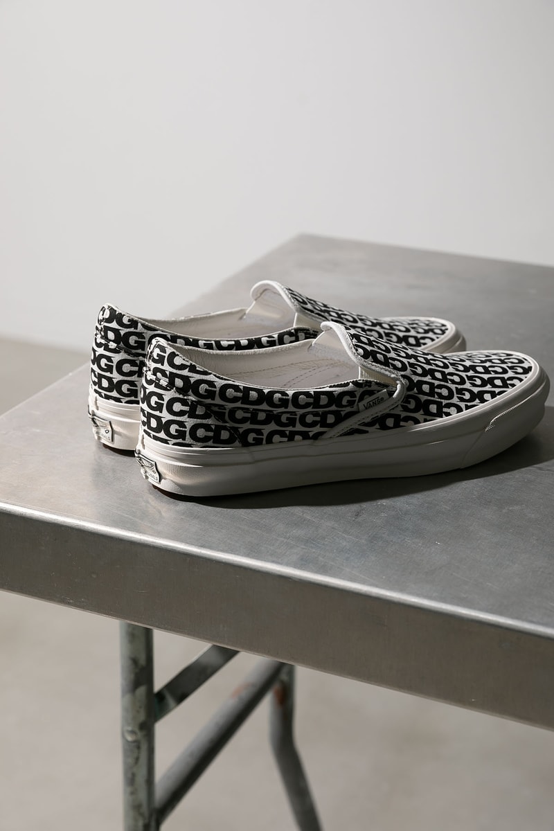 CDG x ヴォルト・バイ・ヴァンズによる最新コラボ OG クラシックスリッポン LX が発売 CDG x Vans OG CLASSIC SLIP-ON release info