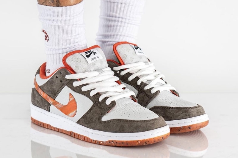 ナイキSBがクラッシュドスケートショップとのコラボダンクローを発売 Crushed D c nike SB Dunk Low DH7782-001 On-Feet Photos