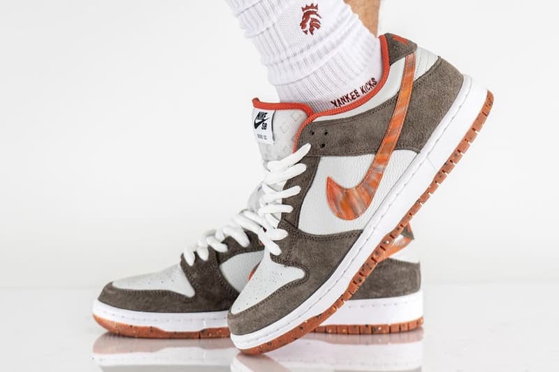 ナイキSBがクラッシュドスケートショップとのコラボダンクローを発売 Crushed D c nike SB Dunk Low DH7782-001 On-Feet Photos